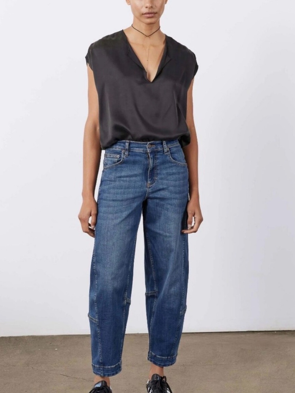 Ruti Jeans Ultimate Barrel Leg Jeans Like New Sz 10 Petite